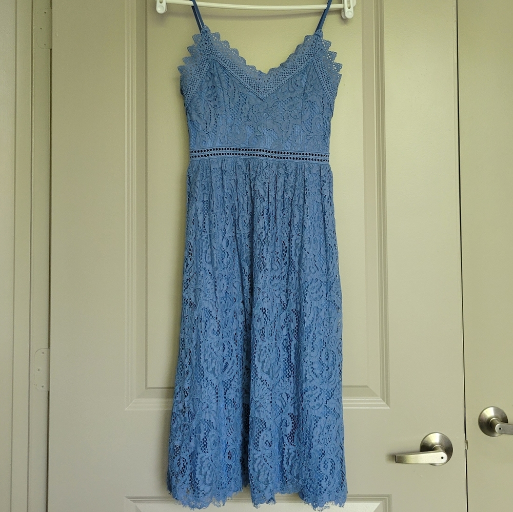 Blue Lace Dress
